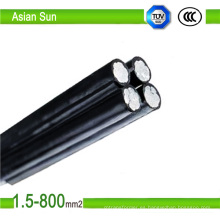 Cable de aluminio del conductor secundario- (cable ABC)